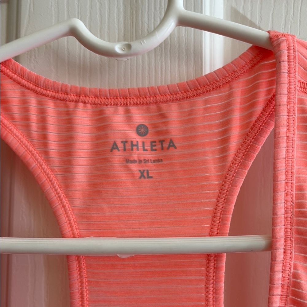 Coral Racerback Tank Top - Picture 2 of 3